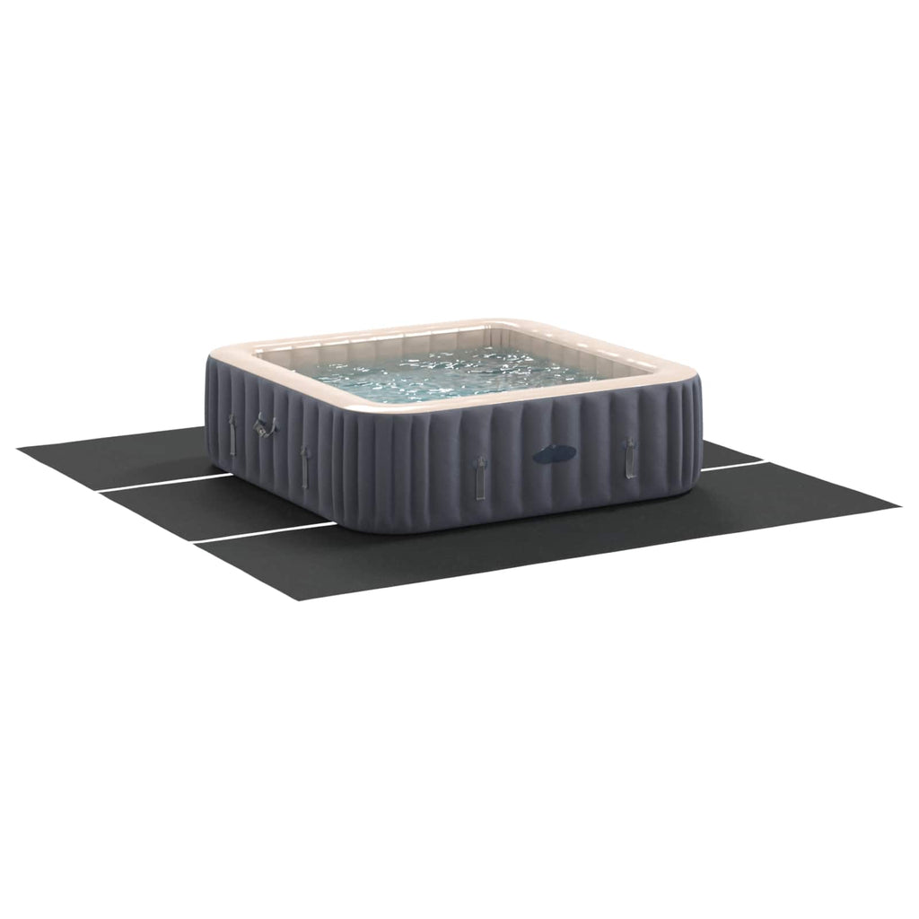Bodenfolie für Pools Schwarz 396 x 396 x 0,1 cm Vliesstoff