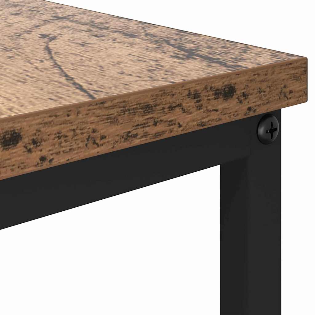 Couchtisch with Drawer Altholz 100 x 51 x 45 cm Holzwerkstoff