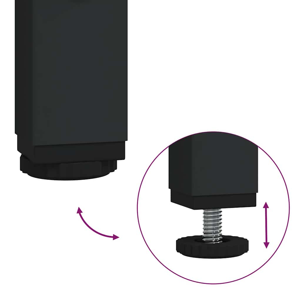 Couchtisch Schwarze Eiche 100 x 51 x 45 cm Holzwerkstoff