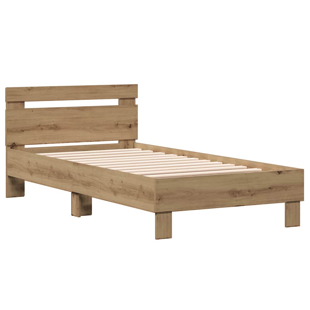 Bettrahmen Artisan-Eiche 193 x 95 x 88 cm Holzwerkstoff