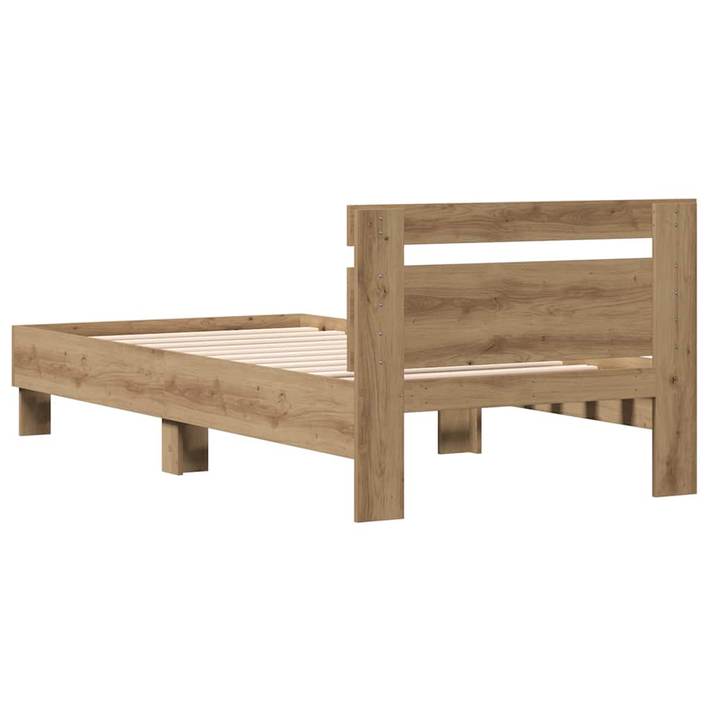 Bettrahmen Artisan-Eiche 193 x 95 x 88 cm Holzwerkstoff