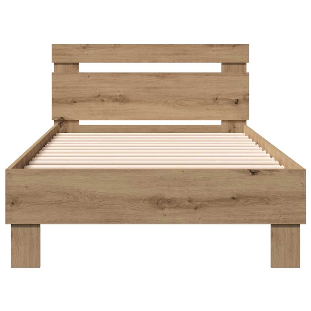 Bettrahmen Artisan-Eiche 193 x 95 x 88 cm Holzwerkstoff