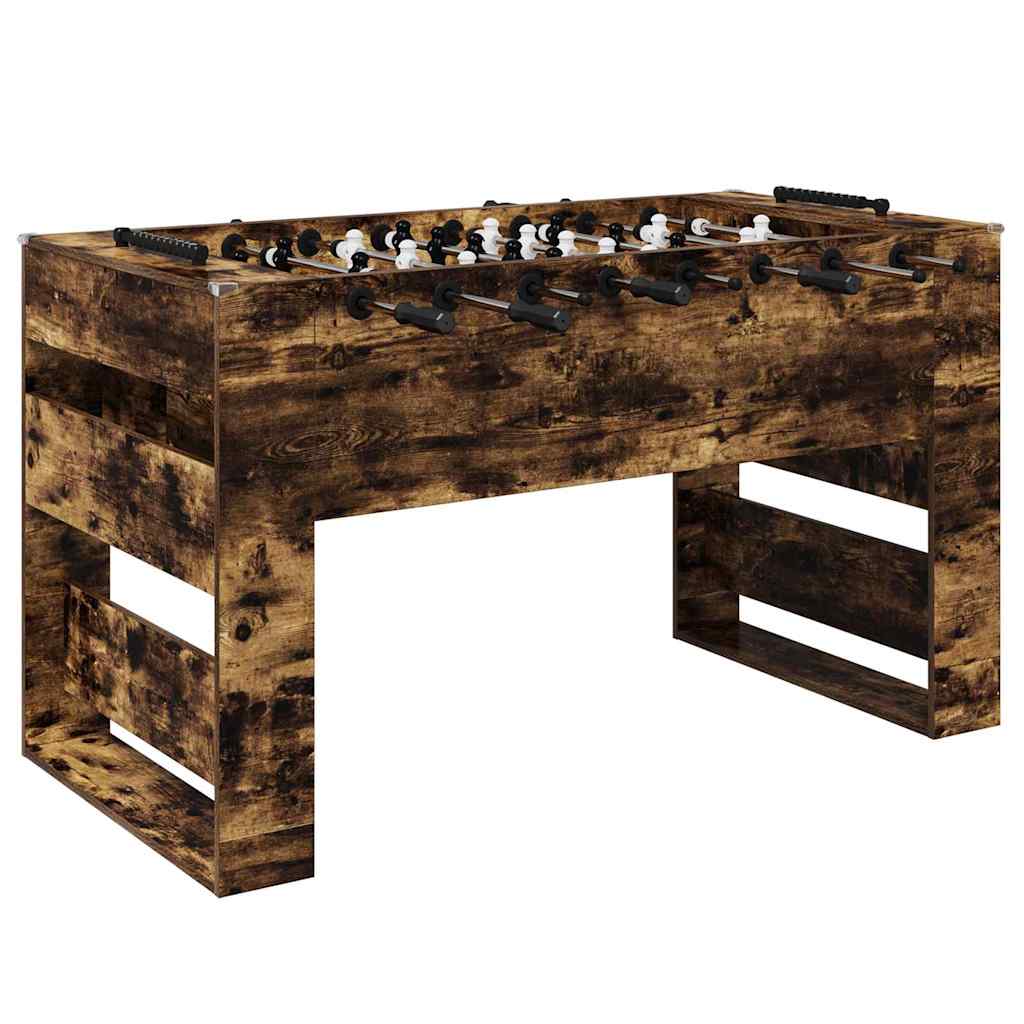 Tischfußballtisch Geräucherte Eiche 146,5 x 74 x 85 cm