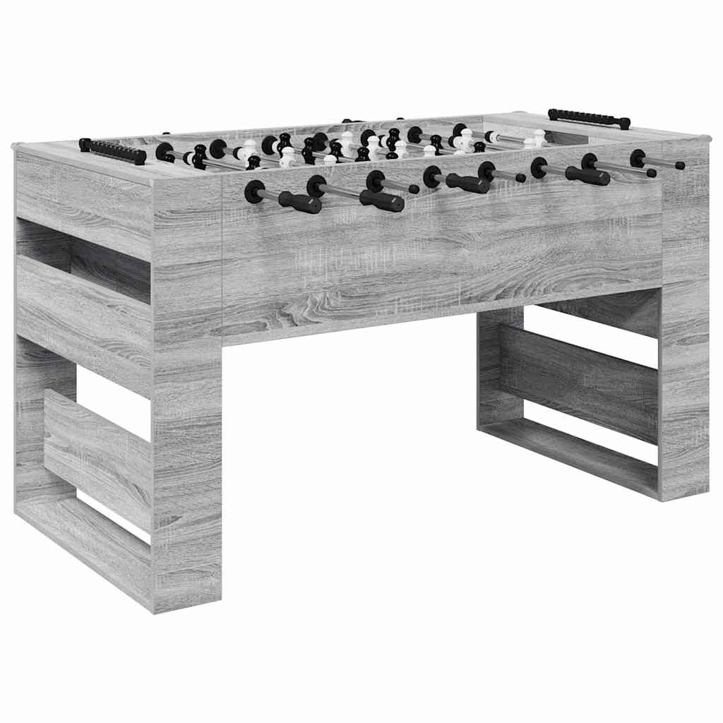 Tischfußballtisch Graues Sonoma 146,5 x 74 x 85 cm