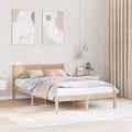 Bettgestell Braun 140 x 190 cm Massivholz Kiefer