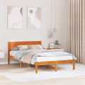Bettgestell Braun 120 x 190 cm Massivholz Kiefer