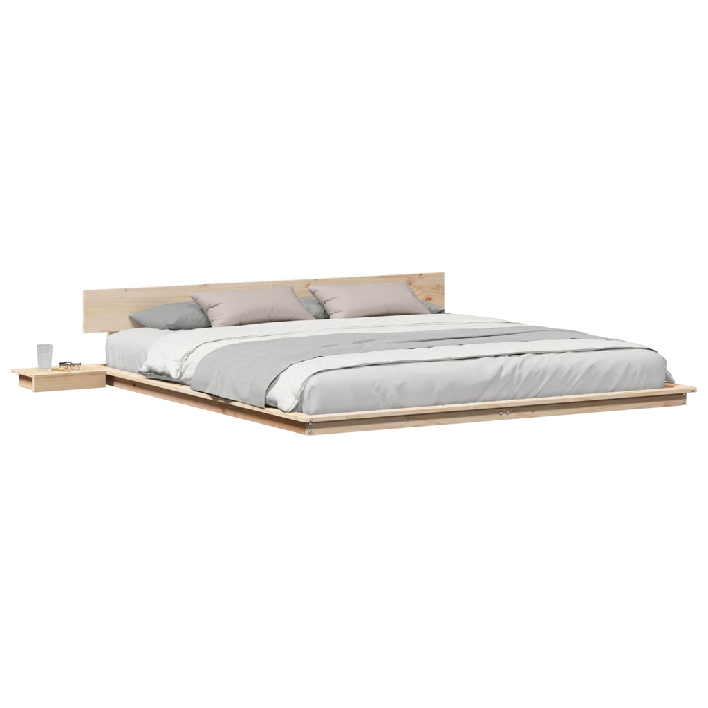 Bettgestell Braun 180 x 200 cm Holz