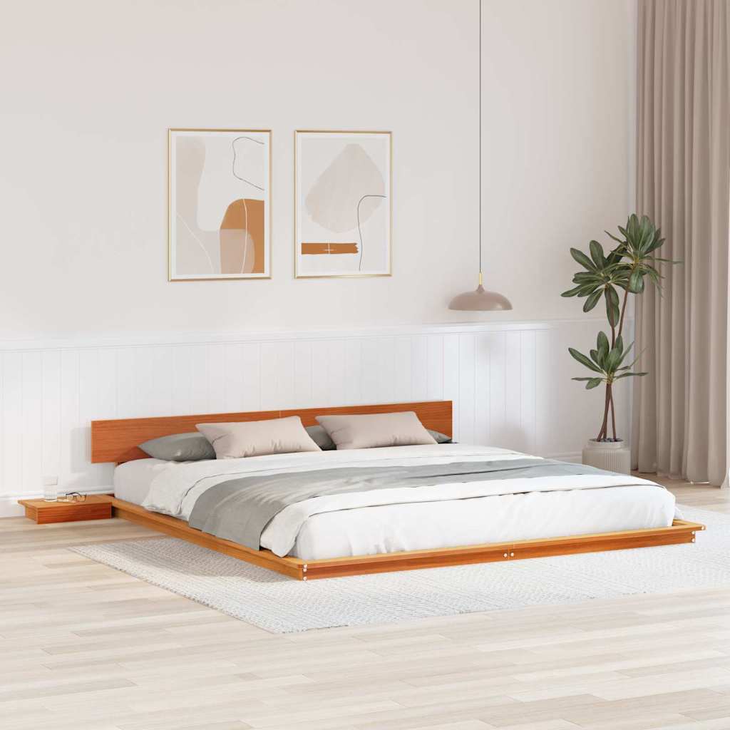 Bettgestell Braun 180 x 200 cm Holz