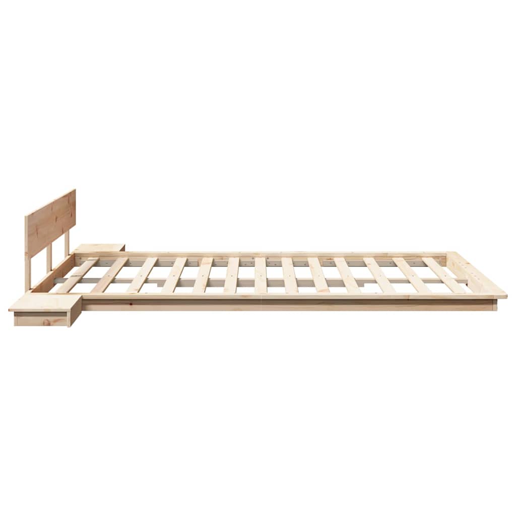 Bettgestell Braun 150 x 200 cm Holz