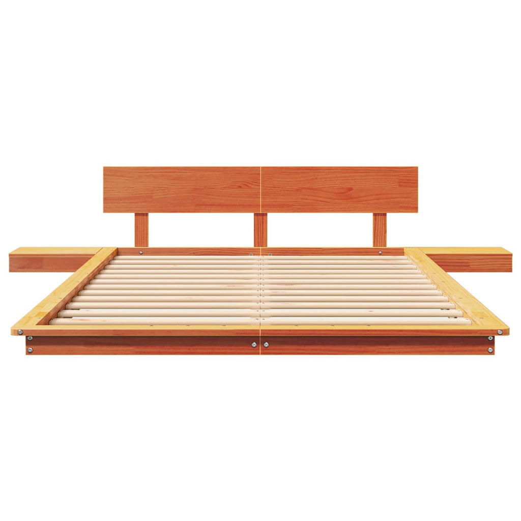Bettgestell Braun 120 x 200 cm Holz