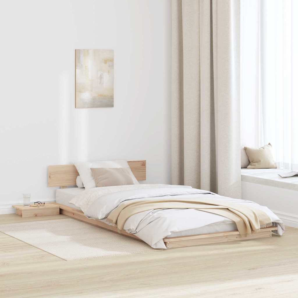 Bettgestell Braun 100 x 200 cm Holz