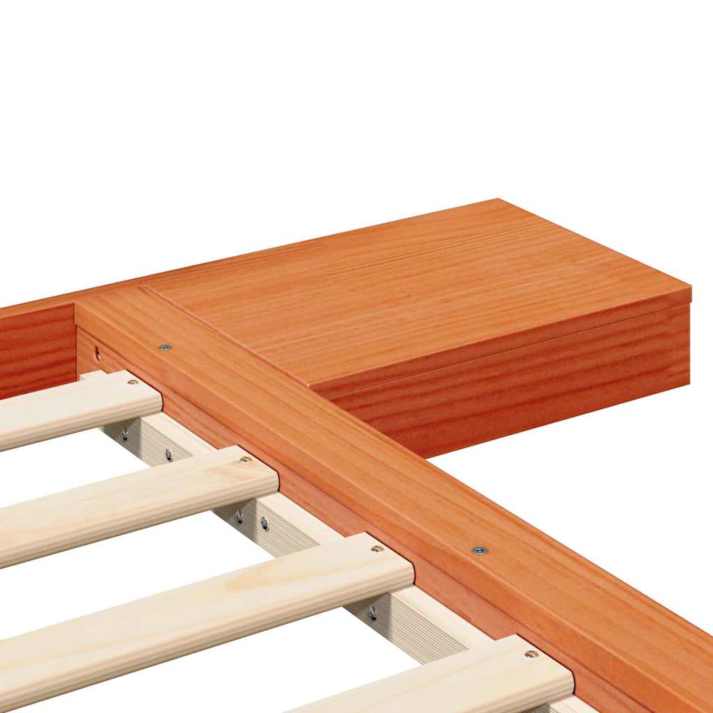 Bettgestell Braun 80 x 200 cm Holz