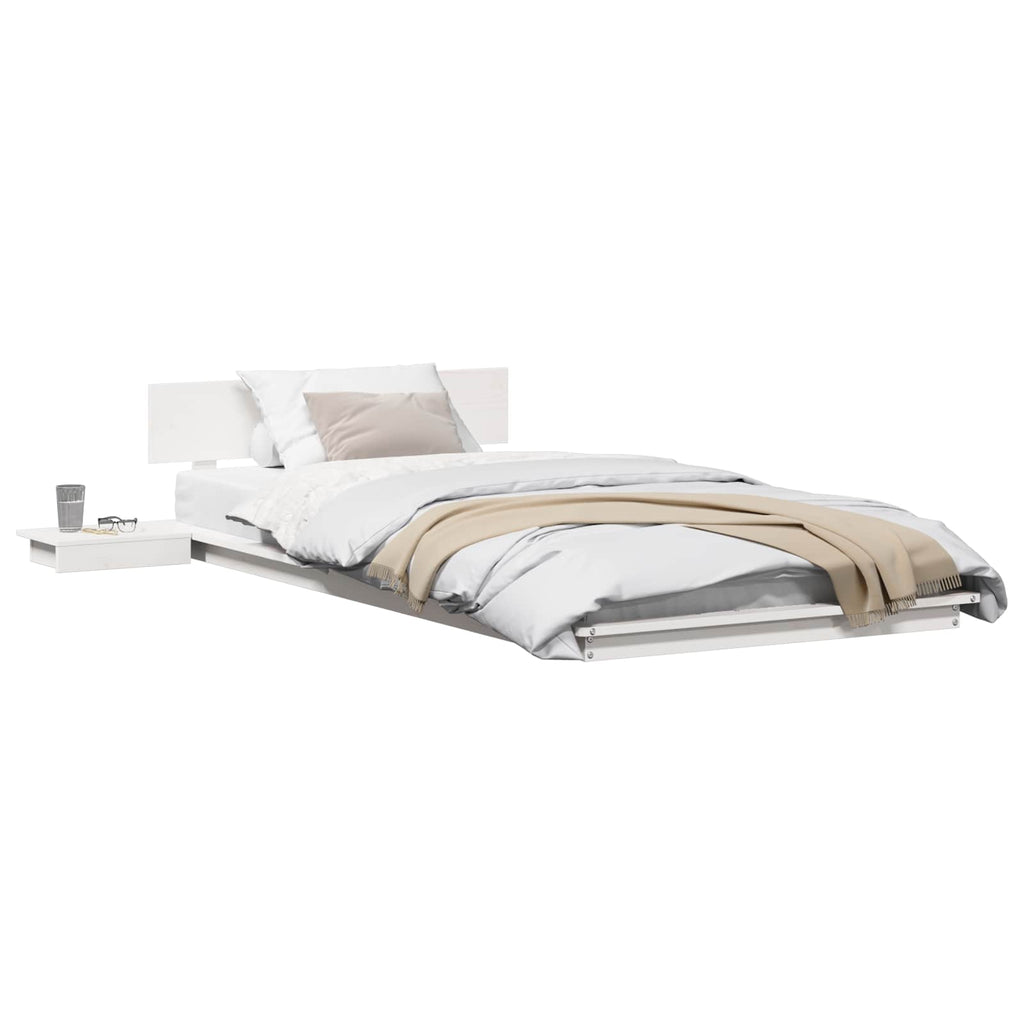 Bettgestell Braun 75 x 190 cm Holz