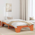 Bettrahmen Wachsbraun 75 x 190 cm Massives Kiefernholz