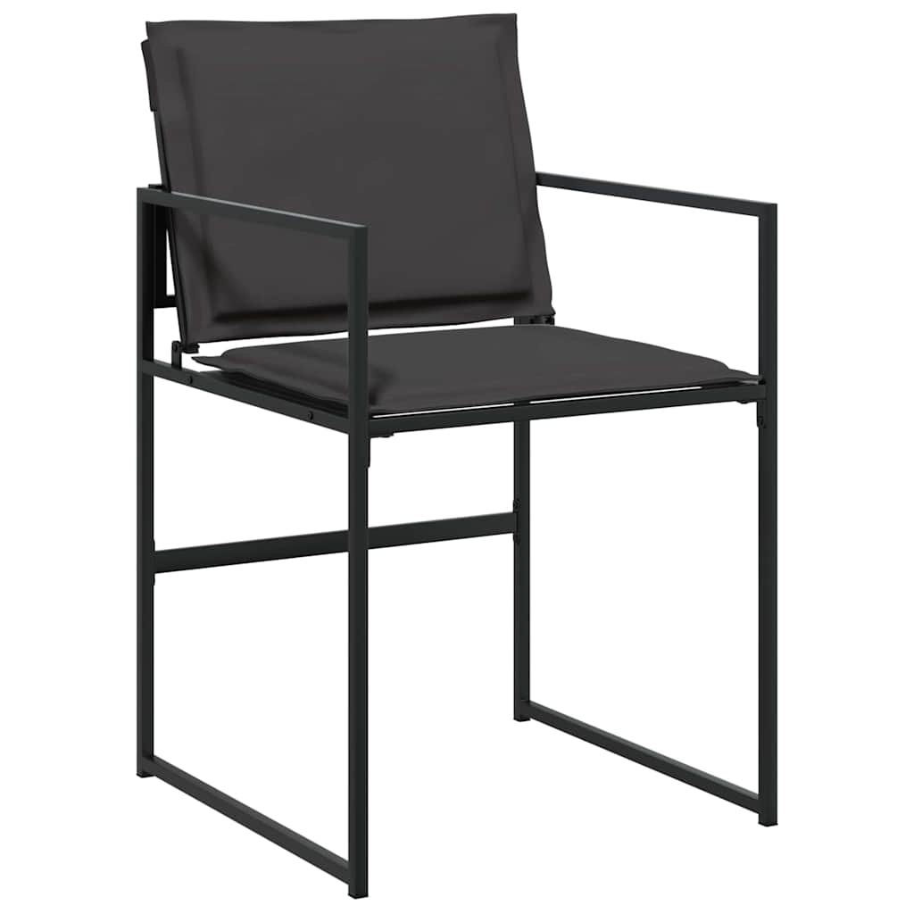 Garten Essgruppe 9 pcs Schwarz 200 x 80 x 73 cm