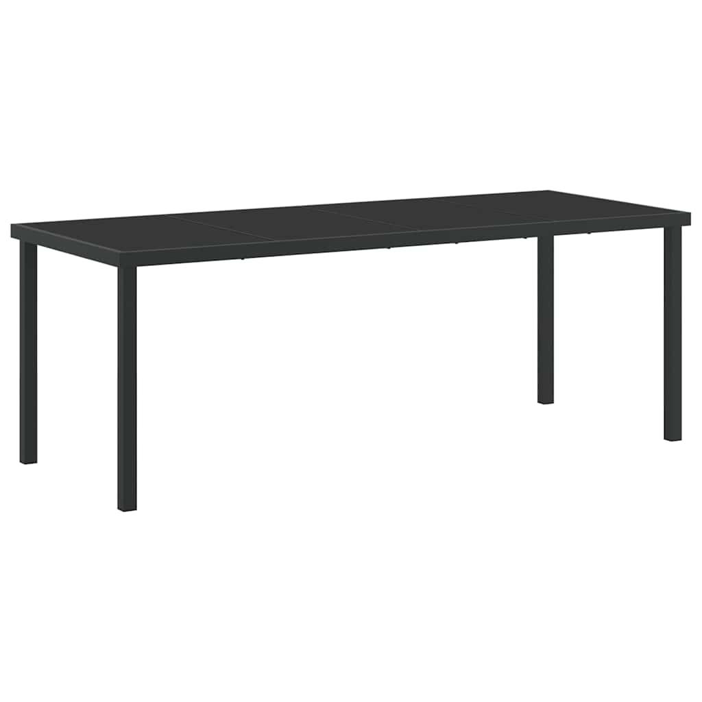 Garten Essgruppe 9 pcs Weiß 200 x 80 x 73 cm