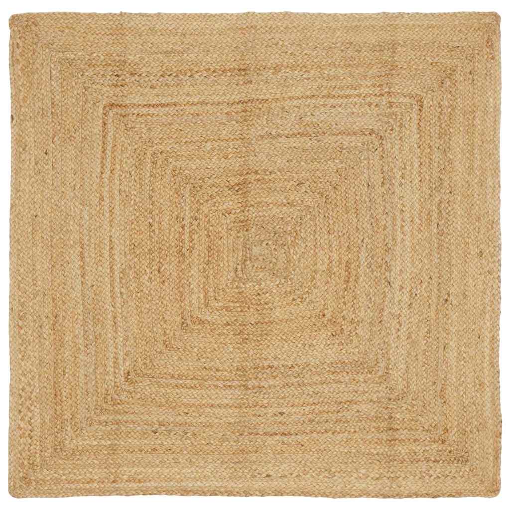Bereichsteppiche Natur 120 x 120 cm Jute