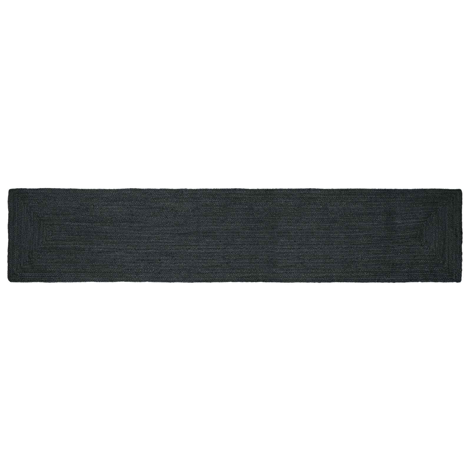 Bereichsteppiche Rechtwinklig Dunkelgrau 60 x 400 cm Jute