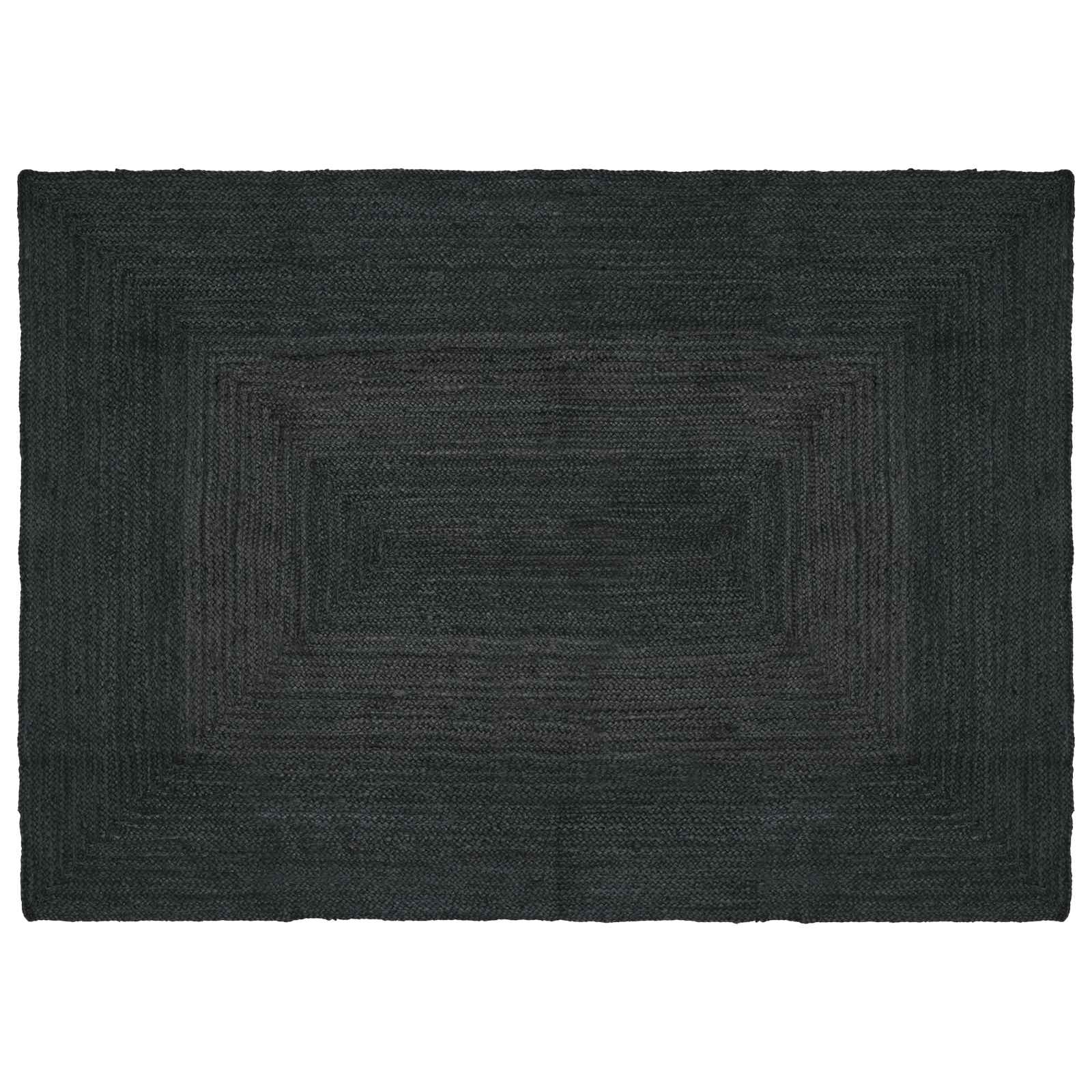 Bereichsteppiche Rechtwinklig Dunkelgrau 120 x 170 cm Jute