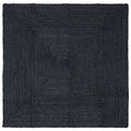 Bereichsteppiche Quadratisch Dunkelgrau 240 x 240 cm Jute