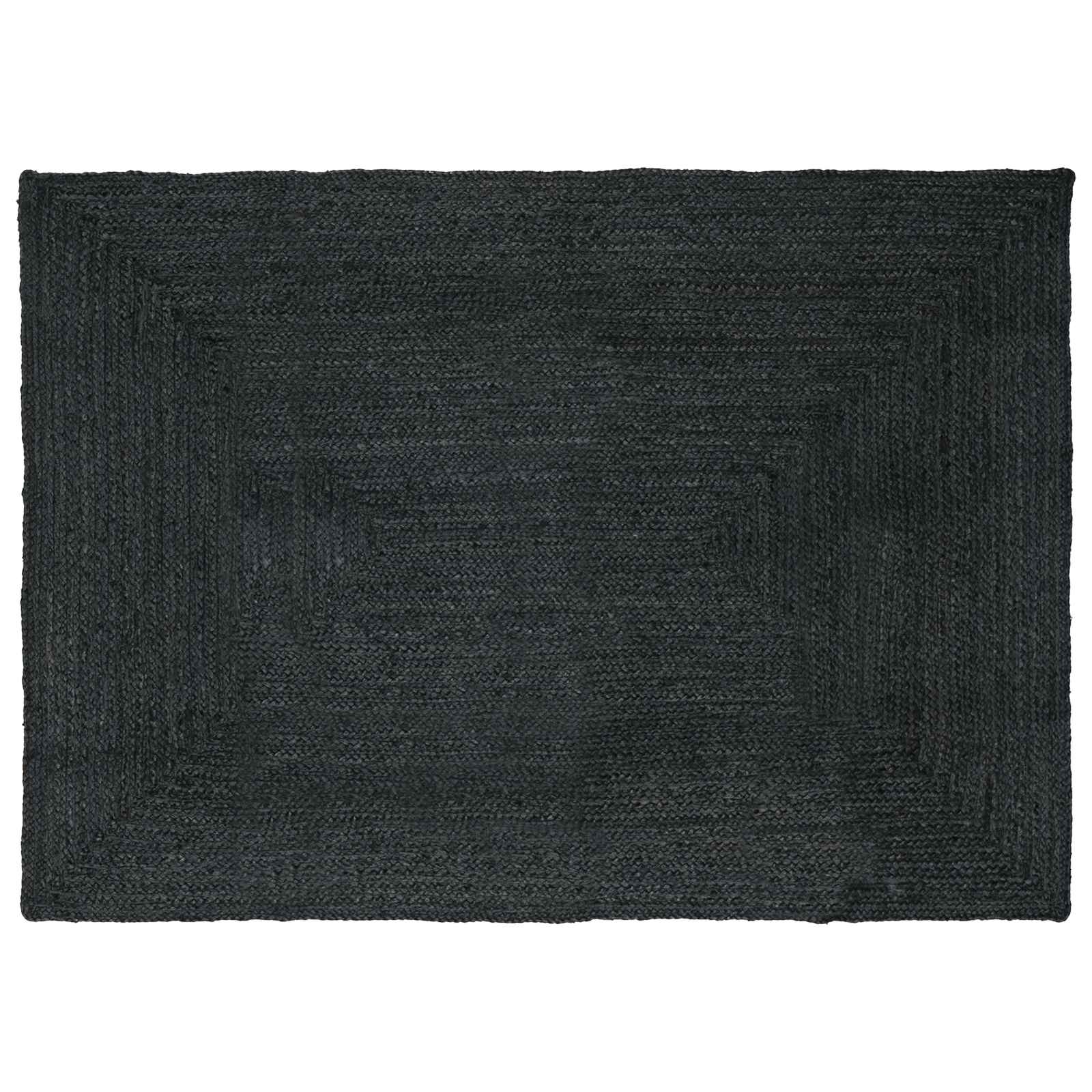 Bereichsteppiche Rechtwinklig Dunkelgrau 240 x 340 cm Jute