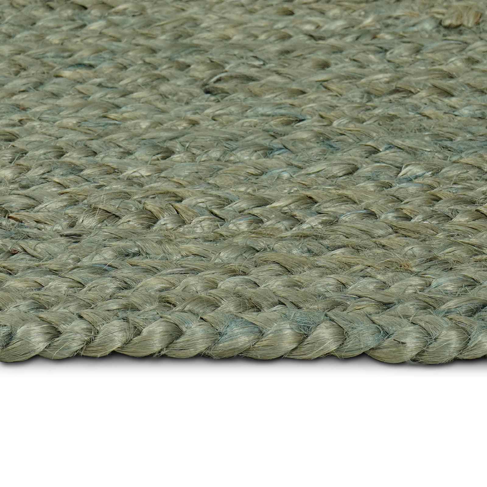 Bereichsteppiche Rechtwinklig Olive Grün 60 x 300 cm Jute