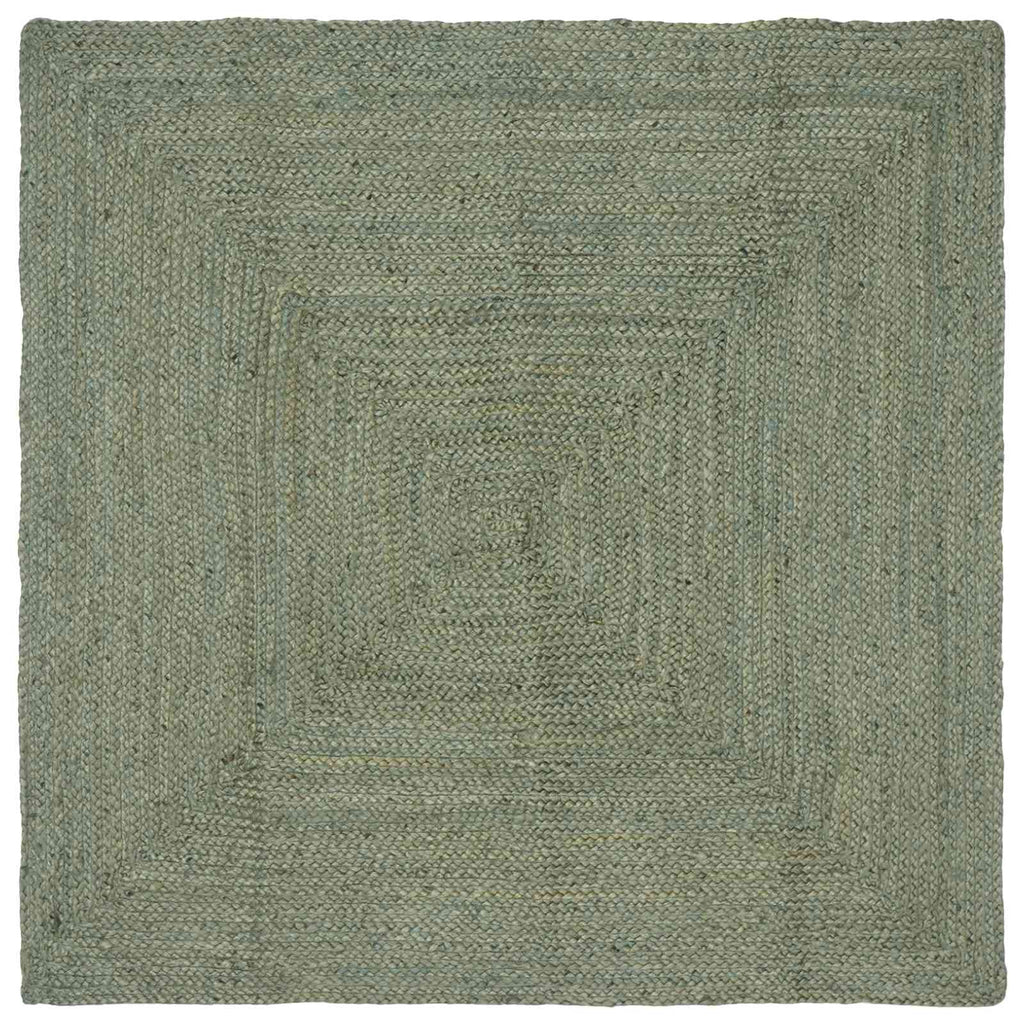 Bereichsteppiche Rechtwinklig Olive Grün 160 x 160 cm Jute