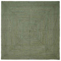 Bereichsteppiche Quadratisch Olive Grün 300 x 300 cm Jute
