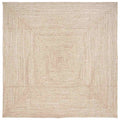 Bereichsteppiche Natürlich und Weiß 240 x 240 cm Jute