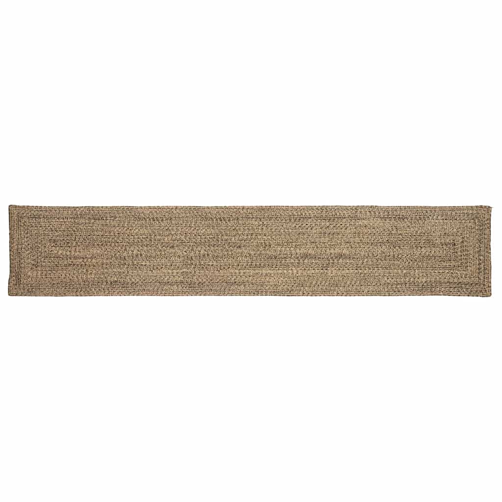 Bereichsteppiche Natürlich und Schwarz 60 x 400 cm Jute