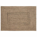 Bereichsteppiche Natürlich und Schwarz 120 x 170 cm Jute