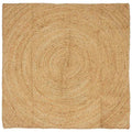Bereichsteppiche Natur 160 x 160 cm Jute