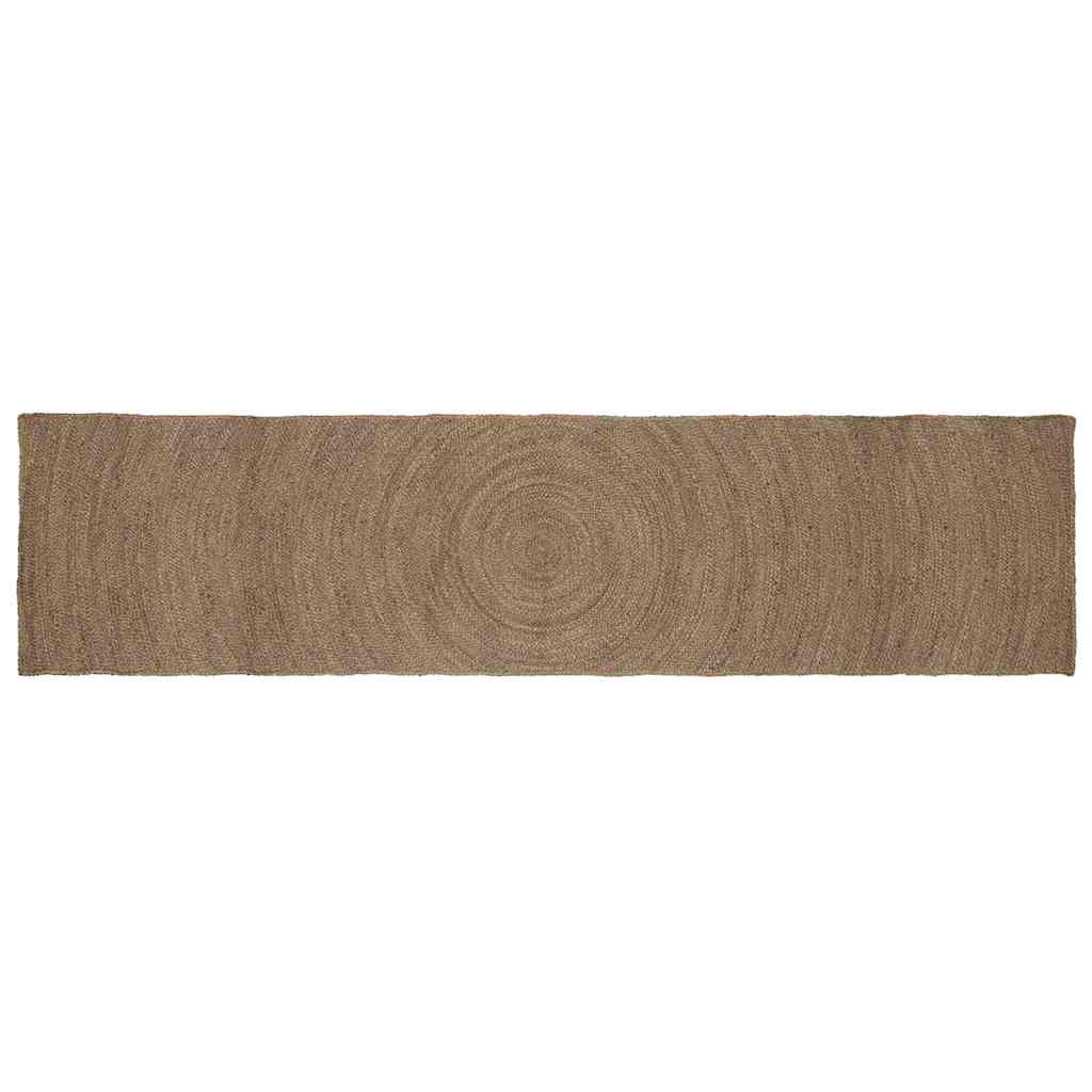Bereichsteppiche Grau 80 x 400 cm Jute