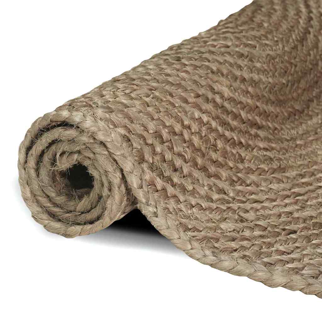 Bereichsteppiche Grau 160 x 160 cm Jute