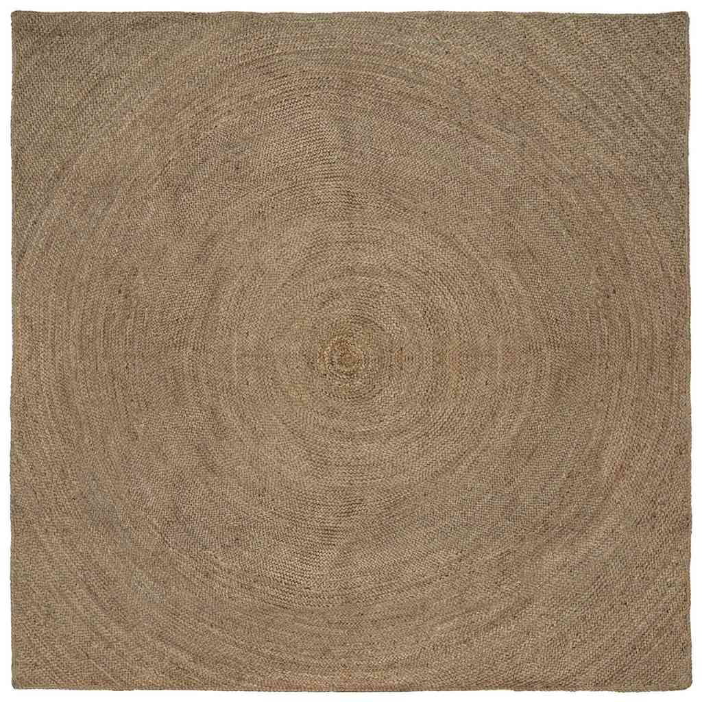 Bereichsteppiche Grau 200 x 200 cm Jute