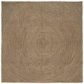 Bereichsteppiche Grau 200 x 200 cm Jute