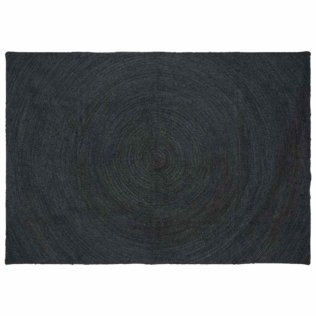 Bereichsteppiche Dunkelgrau 240 x 340 cm Jute