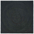Bereichsteppiche Dunkelgrau 300 x 300 cm Jute
