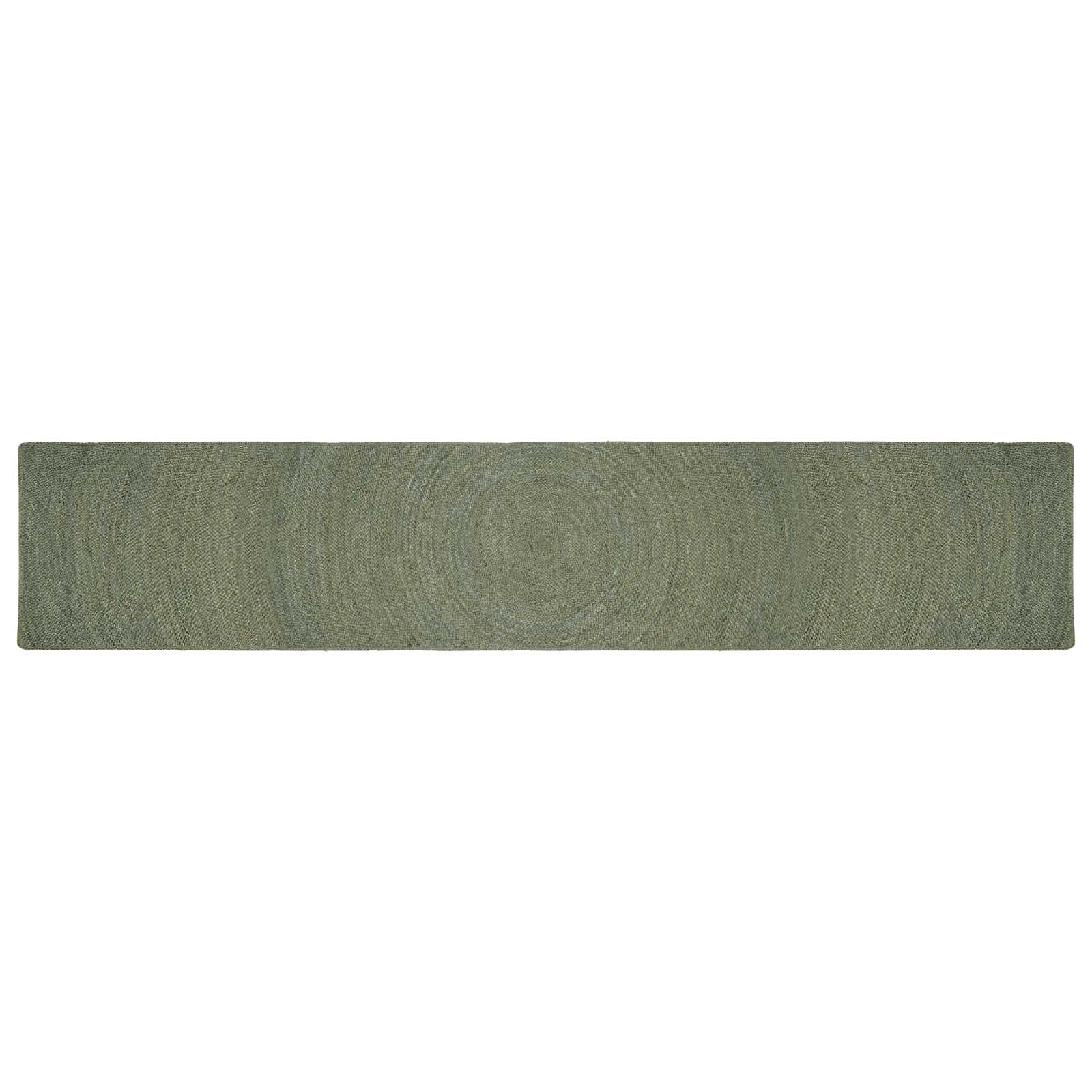 Bereichsteppiche Olive Grün 60 x 400 cm Jute