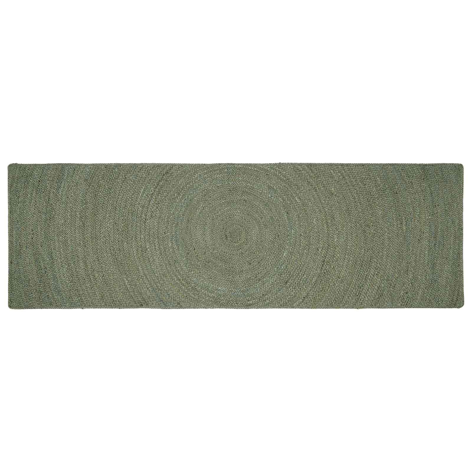 Bereichsteppiche Olive Grün 80 x 200 cm Jute