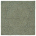Bereichsteppiche Olive Grün 120 x 120 cm Jute