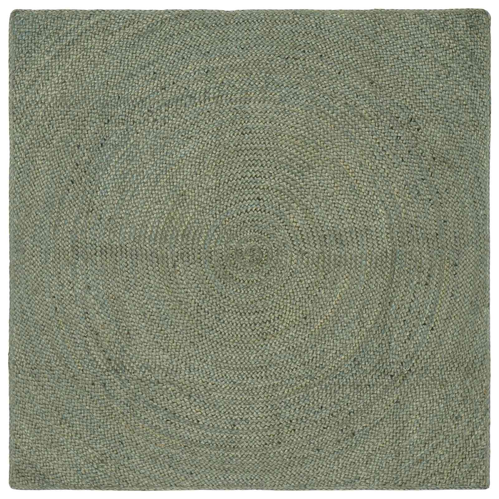 Bereichsteppiche Olive Grün 160 x 160 cm Jute