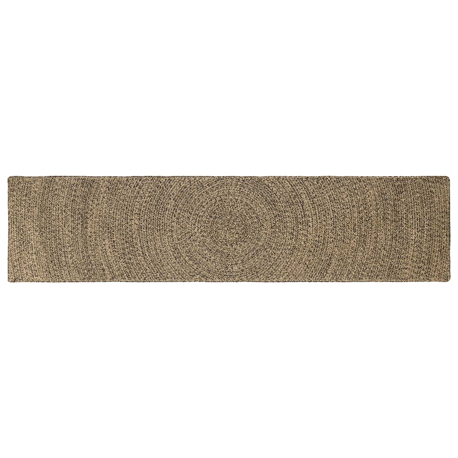 Bereichsteppiche Natürlich und Schwarz 60 x 200 cm Jute