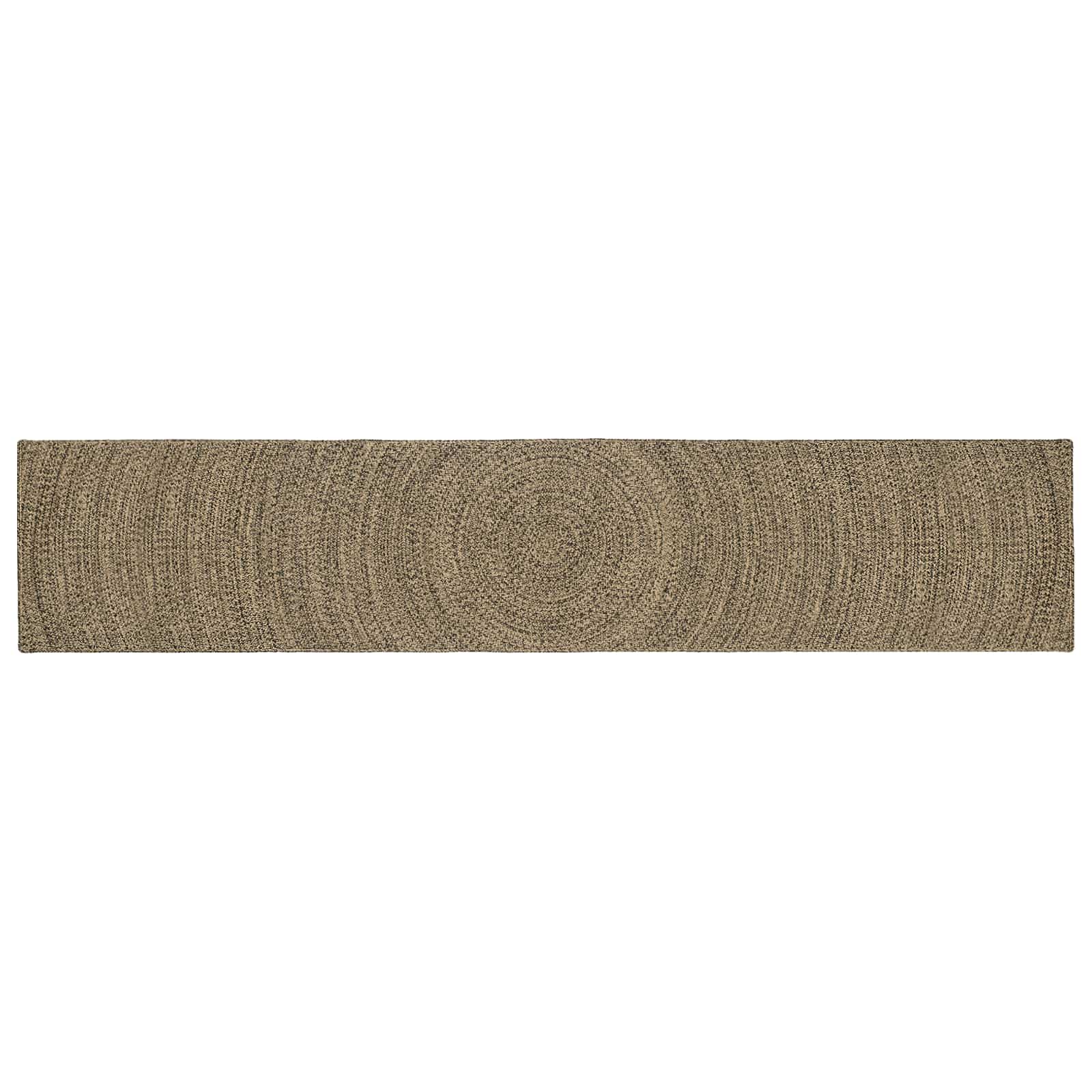 Bereichsteppiche Natürlich und Schwarz 60 x 400 cm Jute