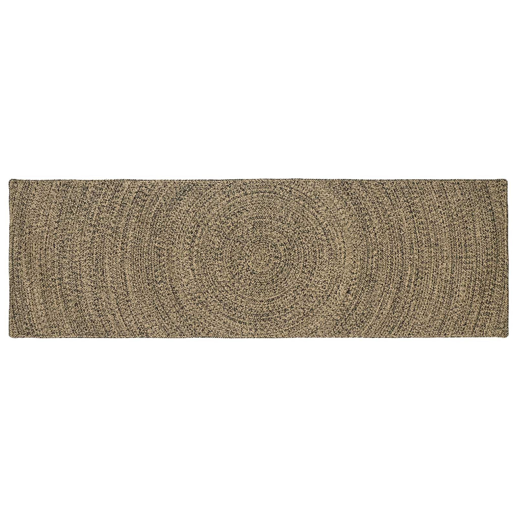 Bereichsteppiche Natürlich und Schwarz 80 x 300 cm Jute