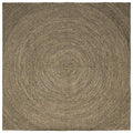 Bereichsteppiche Natürlich und Schwarz 200 x 200 cm Jute