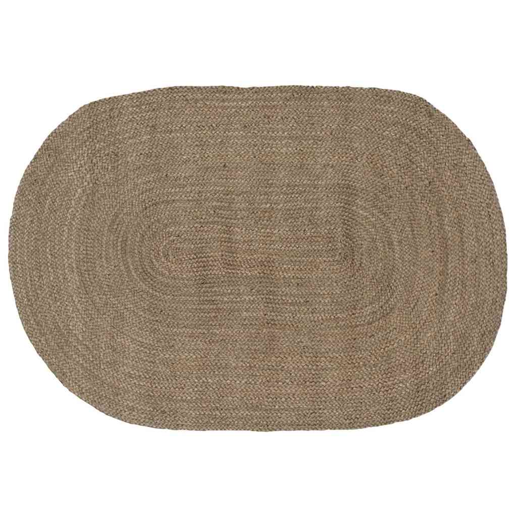 Bereichsteppiche Grau 122 x 183 cm Jute