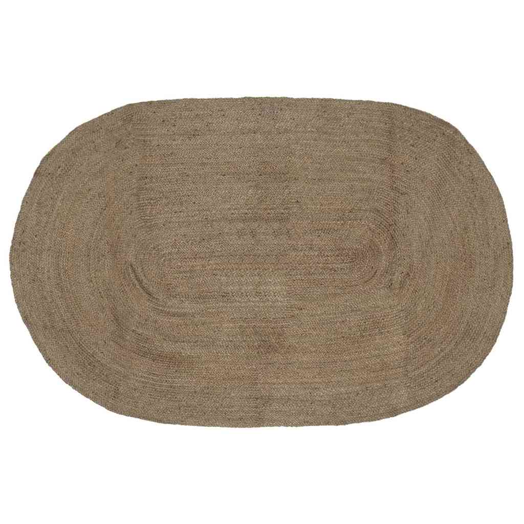 Bereichsteppiche Grau 152 x 245 cm Jute