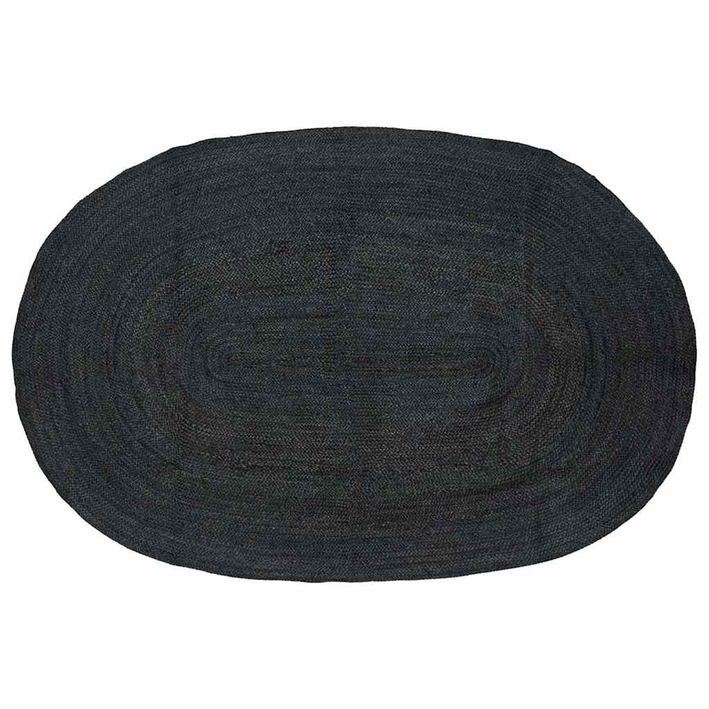 Bereichsteppiche Dunkelgrau 205 x 305 cm Jute