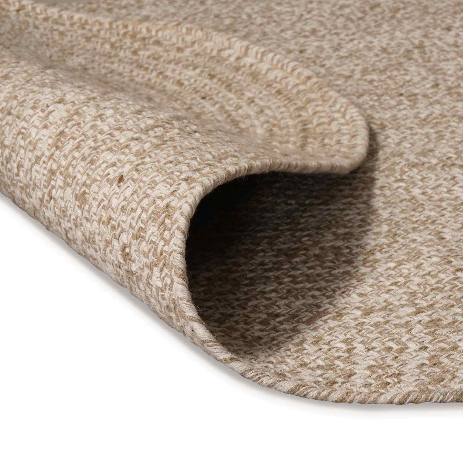 Bereichsteppiche Weiß 205 x 305 cm Jute